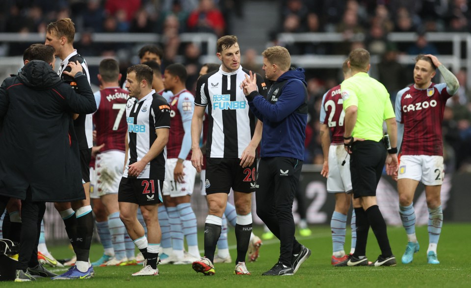 Newcastle vs Aston Villa was halted due to a medical emergency at St James’ Park