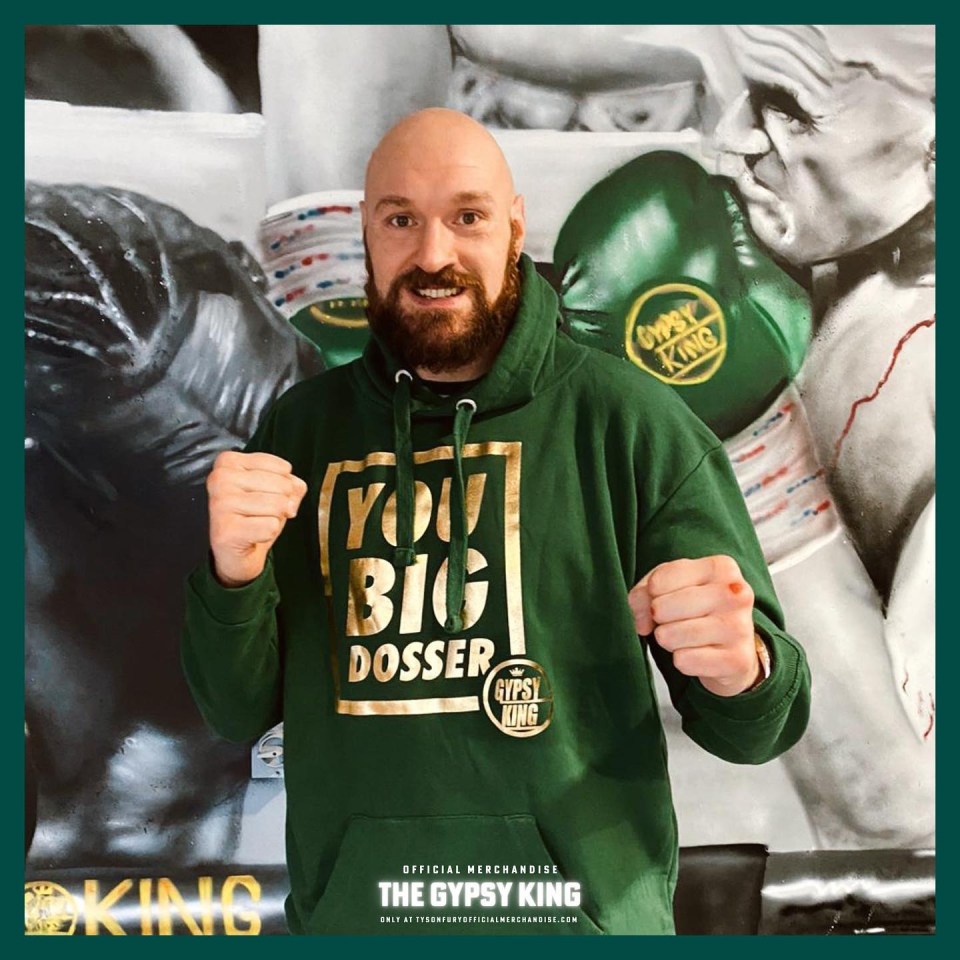 The Gypsy King boasts his own official merchandise