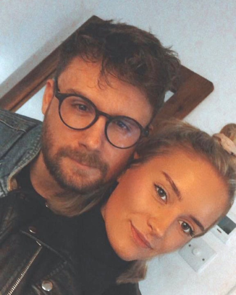 Danny Boy posed alongside his girlfriend for the Valentine's snaps