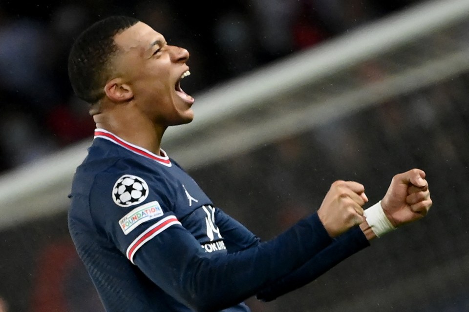 Kylian Mbappe passionately celebrated his PSG winner against Real Madrid