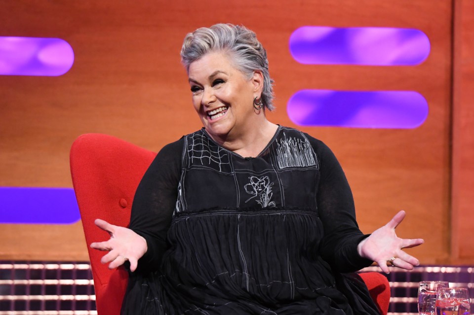 Dawn French had viewers in stitches tonight with her quip about ‘Tanning Chatum’ on The Graham Norton Show