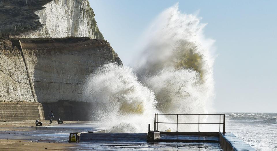 Winds of up to 100mph are predicted