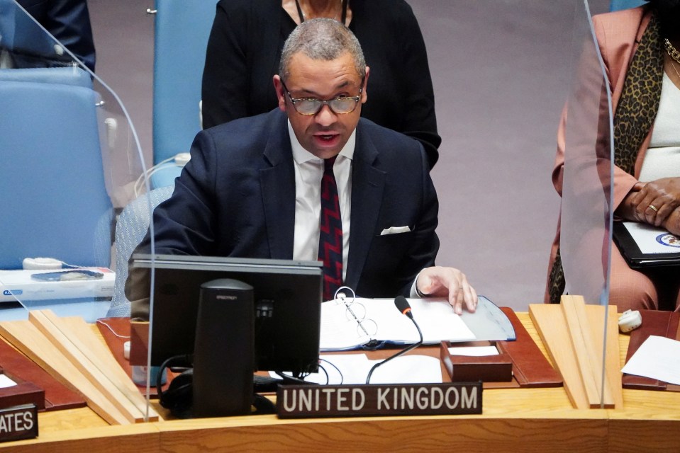 James Cleverly said the West will respond with 'unprecedented sanctions'