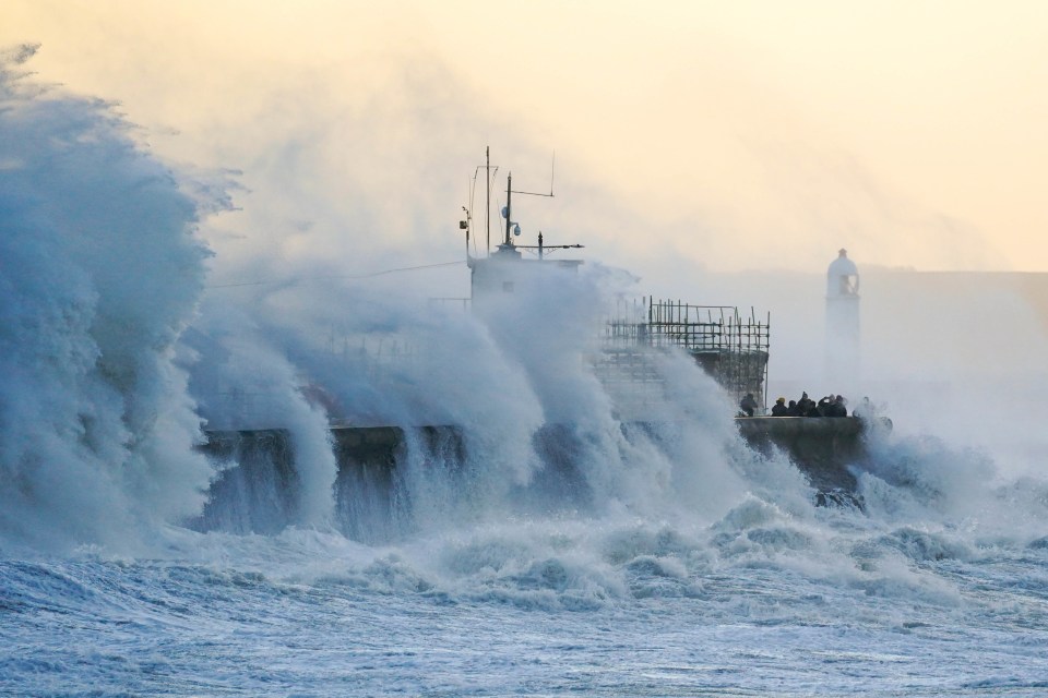 More grim weather is on the way, with warnings in place until noon on Monday