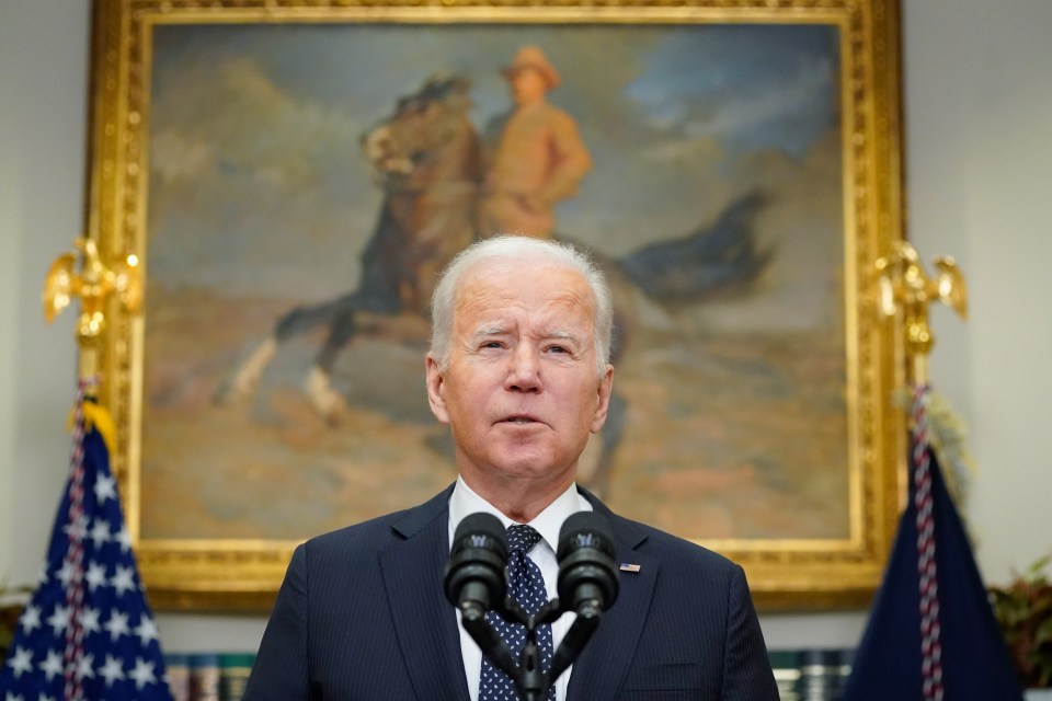 Joe Biden has urged Russia to step back from the brink