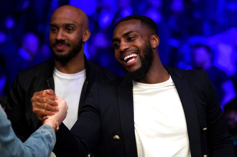 Yorkshiremen Fabian Delph and Danny Rose enjoy last night’s event