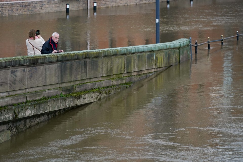 Now 'danger to life' flood warnings has been issued. The River Severn in Worcester has broken its banks