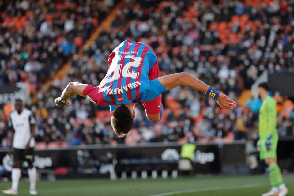 Pierre-Emerick Aubameyang has revealed the inspiration behind his backflips