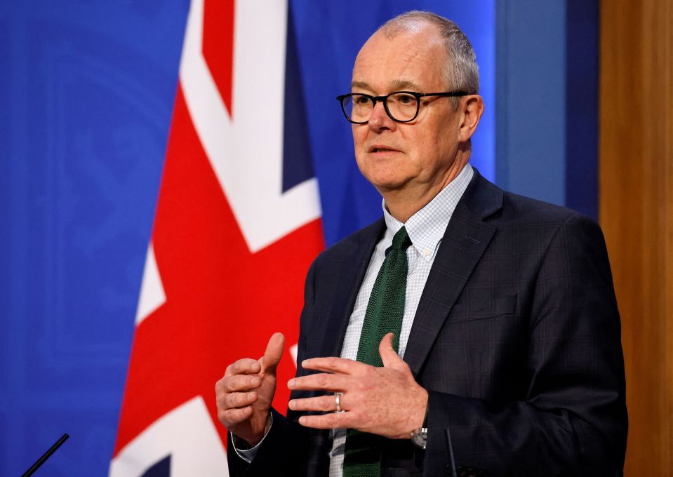 Britain's Chief Scientific Advisor Patrick Vallance set out the new guidance during a press conference today