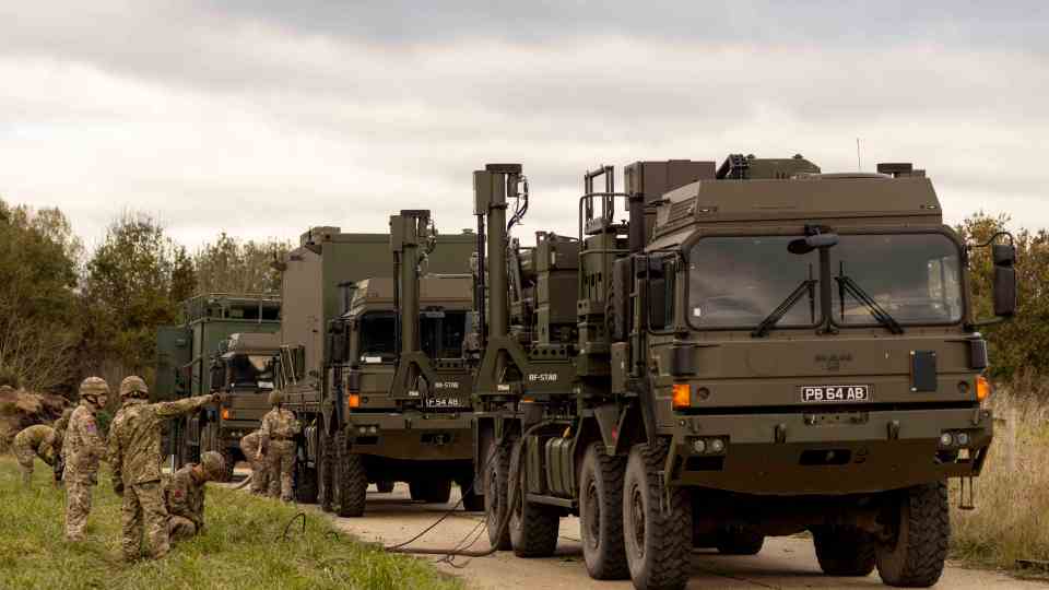 The Sky Sabre system can create a 240km-long 'no-cross air line', stretching almost the entire length of the Polish-Ukraine border