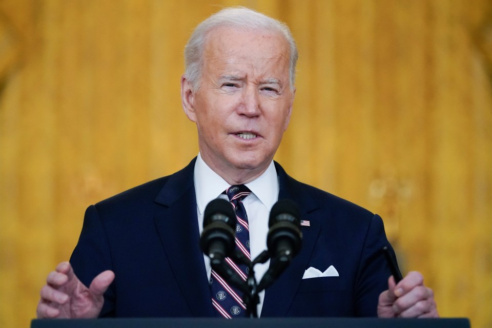 Joe Biden has authorised additional troops to be sent to Estonia, Latvia and Lithuania