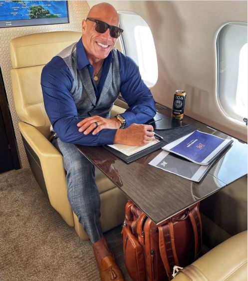 Dwayne Johnson owns one of the fastest private jets in the world