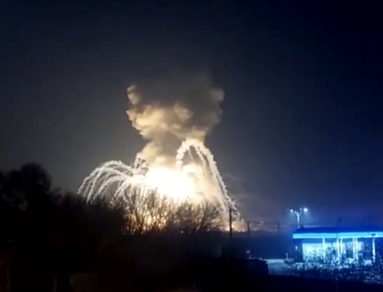 Kyiv was rocked by explosions