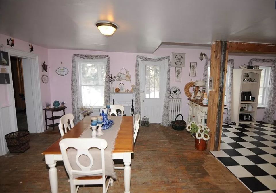 A second large dining space next to the kitchen