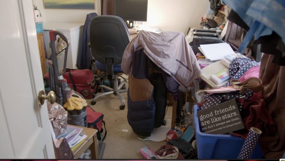 But the hosts found a 'junk room' which could have easily been cleared to make a bedroom