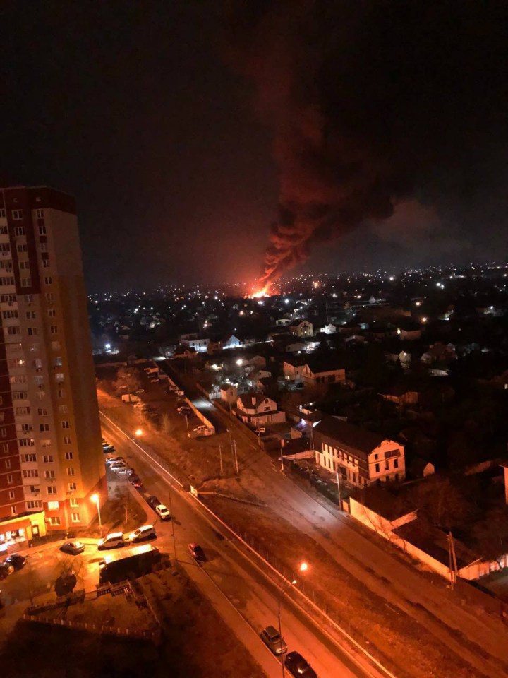 Ukraine's capital came under attack early on Friday morning