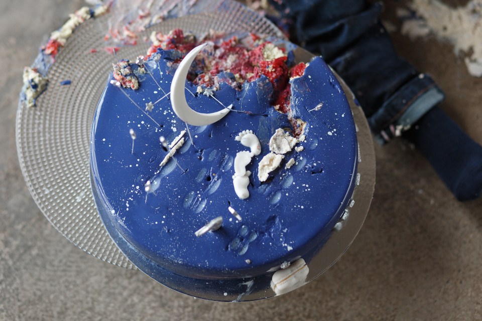 The woman claims her cousin should pay for her son’s ruined birthday cake