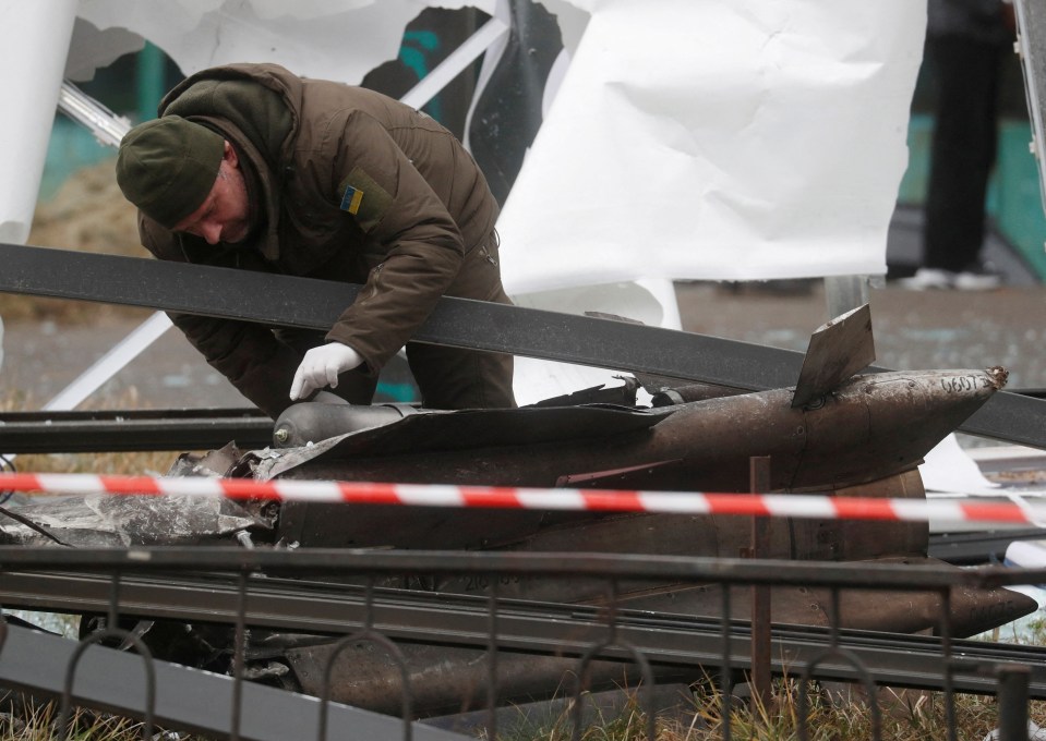 Rocket cases and shell fragments can be found across damaged sites in Ukraine