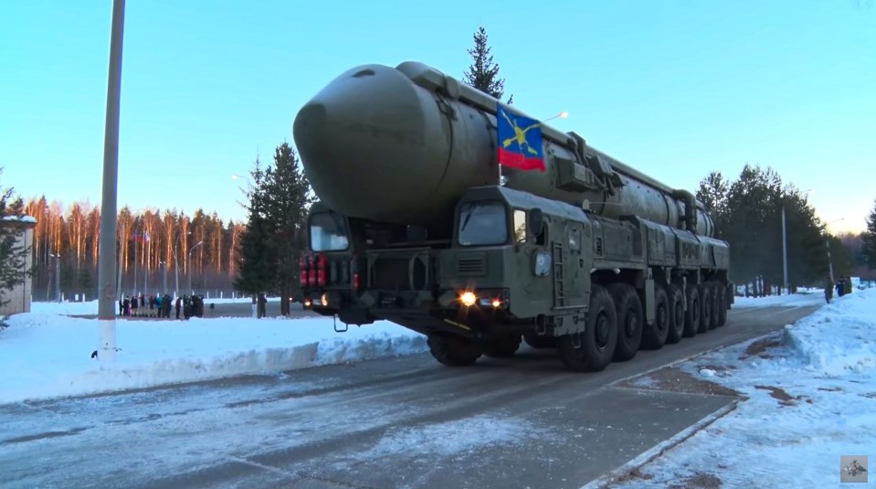 Russia's defence ministry confirmed that intercontinental ballistic missiles had been tested