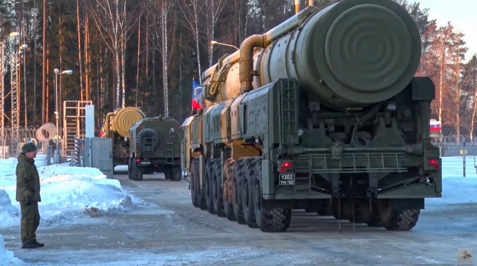 Russian YARS missile launchers - one of many that form part of the country's nuclear strike capacity