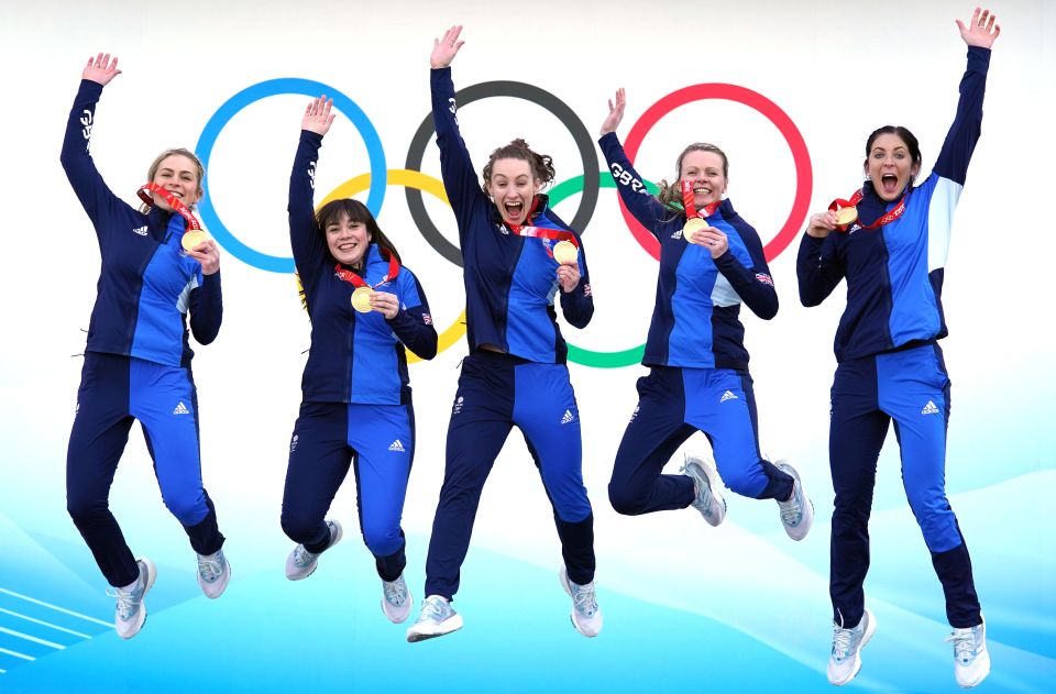 Team GB's curling team won gold at the games in China