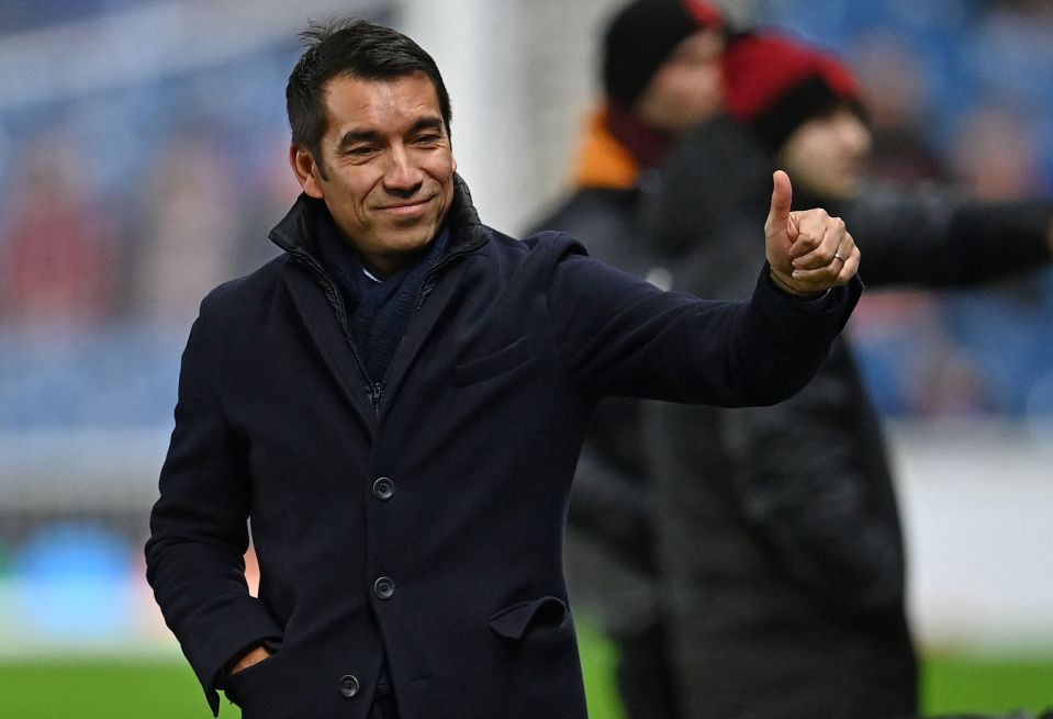 Van Bronckhorst played for Rangers in the late 90s but now he manages them