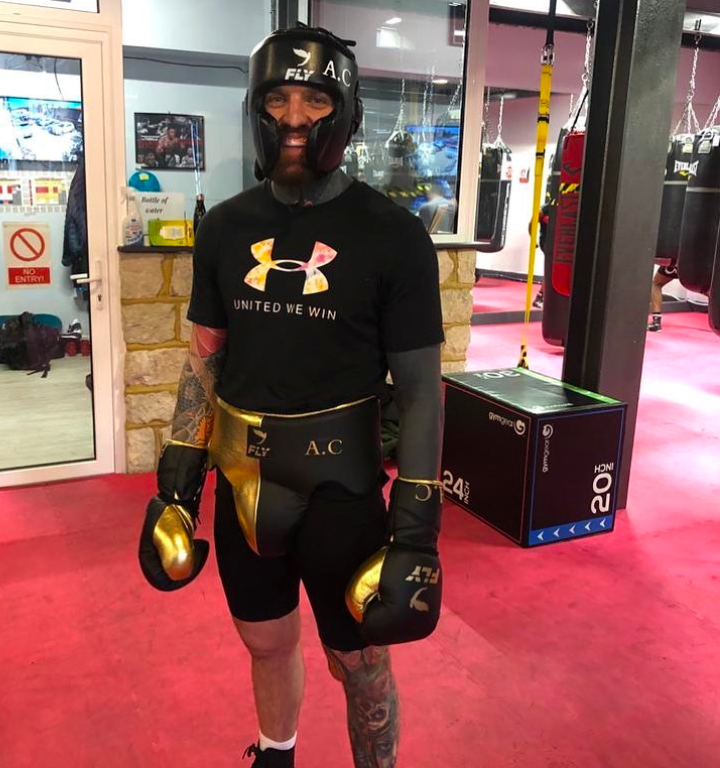 Aaron Chalmers is training in Adam Booth's gym