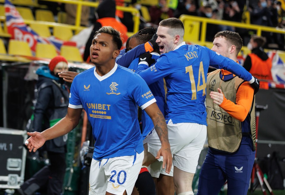 Alfredo  Morelos was heavily involved for Rangers, playing a part in two goals