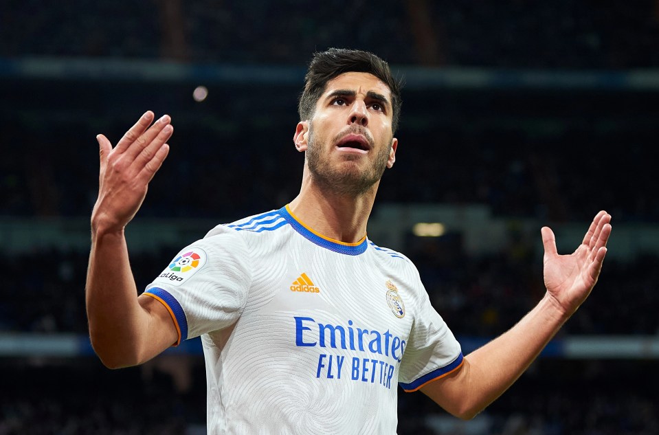 Marco Asensio could be available on a free transfer in 2023