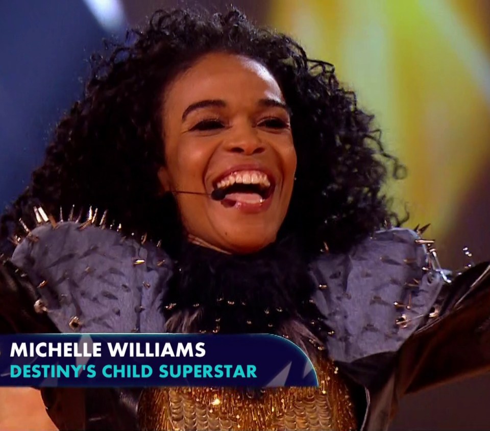 Destiny's Child singer Michelle Williams was revealed to be Rockhopper