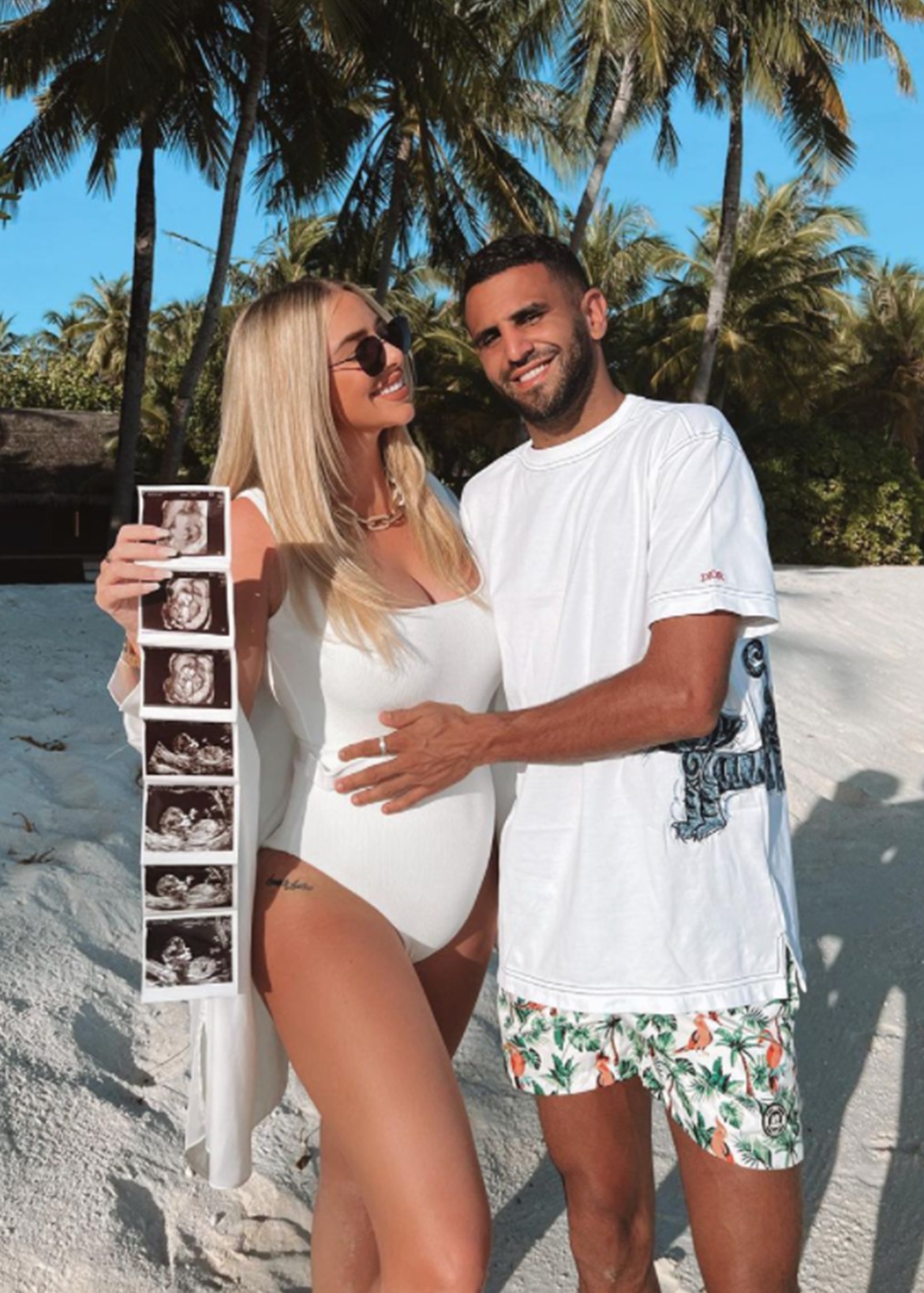 Daughter Taylor Ward is having a baby with Riyad Mahrez