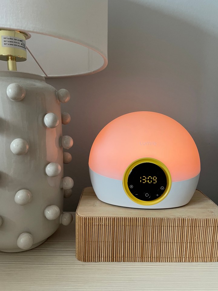 Wake up to the gentle sunrise every morning with the Lumie sunrise alarm