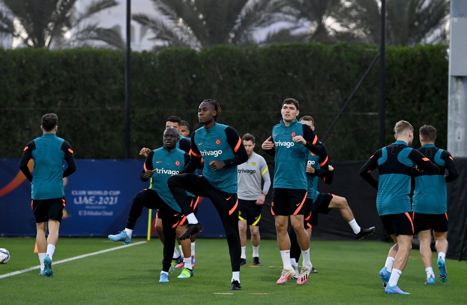 The Blues jetted out to the UAE after the FA Cup win against Plymouth