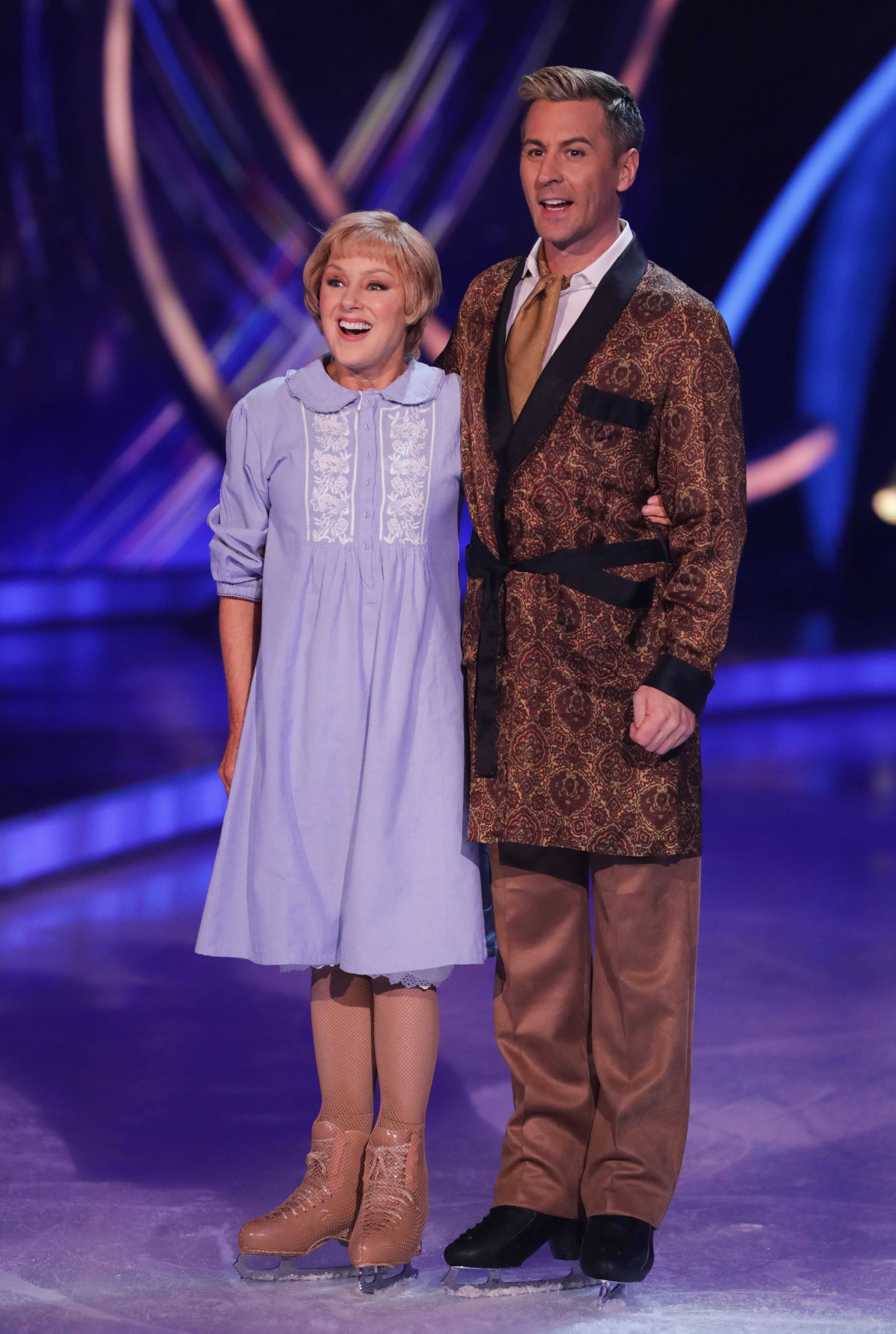 The judges chose to save Sally and Matt after their enchanting skate