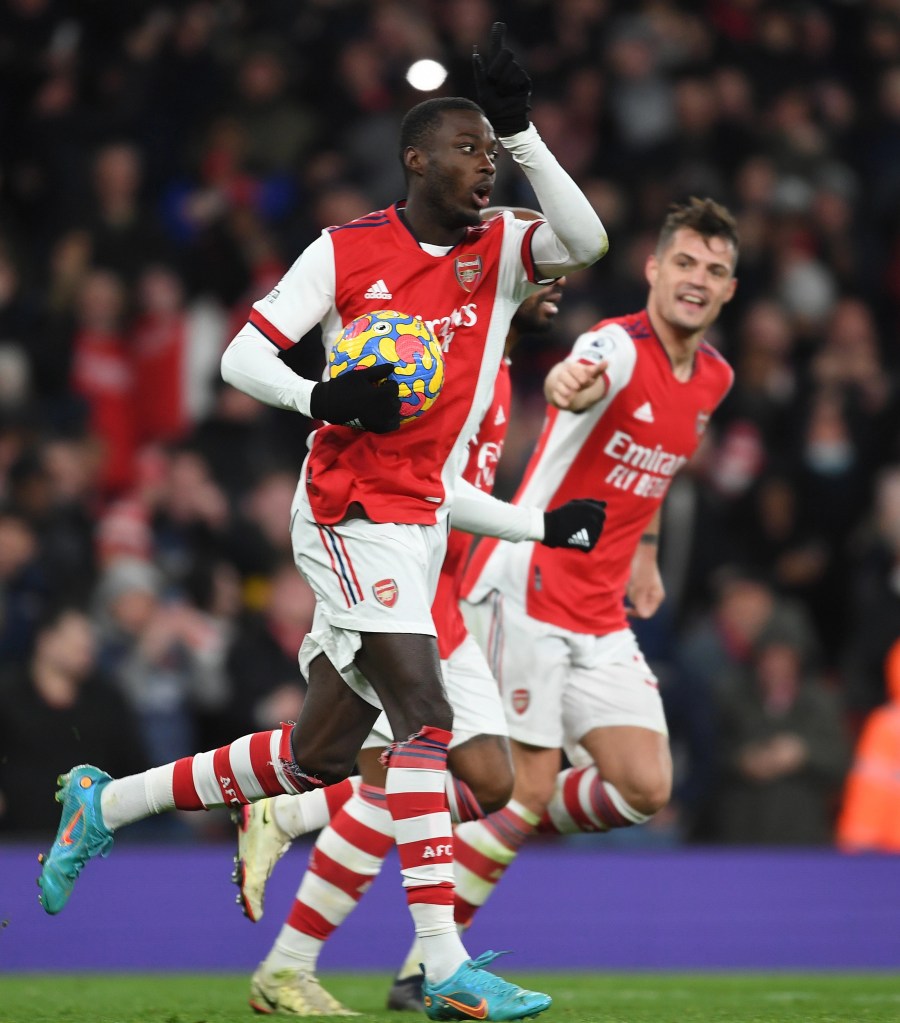 Nicolas Pepe scored his first Prem goal of the season just hours after his son was born