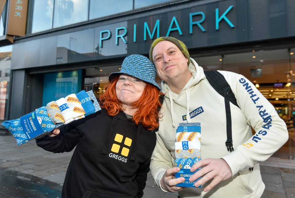 Koops Deans and Addie Adamson are massive Greggs fans