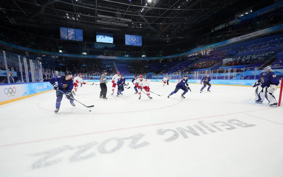 Finland beat Russia to win gold in the men's ice hockey final in Beijing