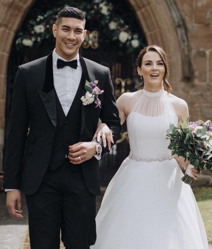 Newlyweds Neil and Alexandra Etheridge are set to get a perfect Valentine's gift