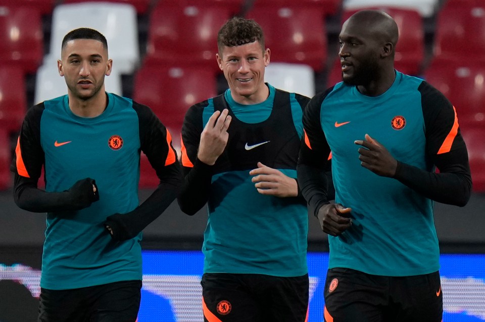 Hakim Ziyech, Ross Barkley and Romelu Lukaku get ready for the unknown