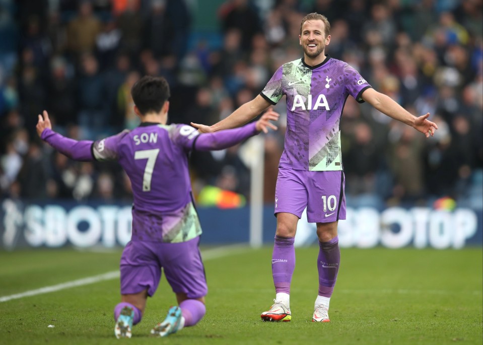 Harry Kane and Son Heung-min combined once again to set a new Premier League record