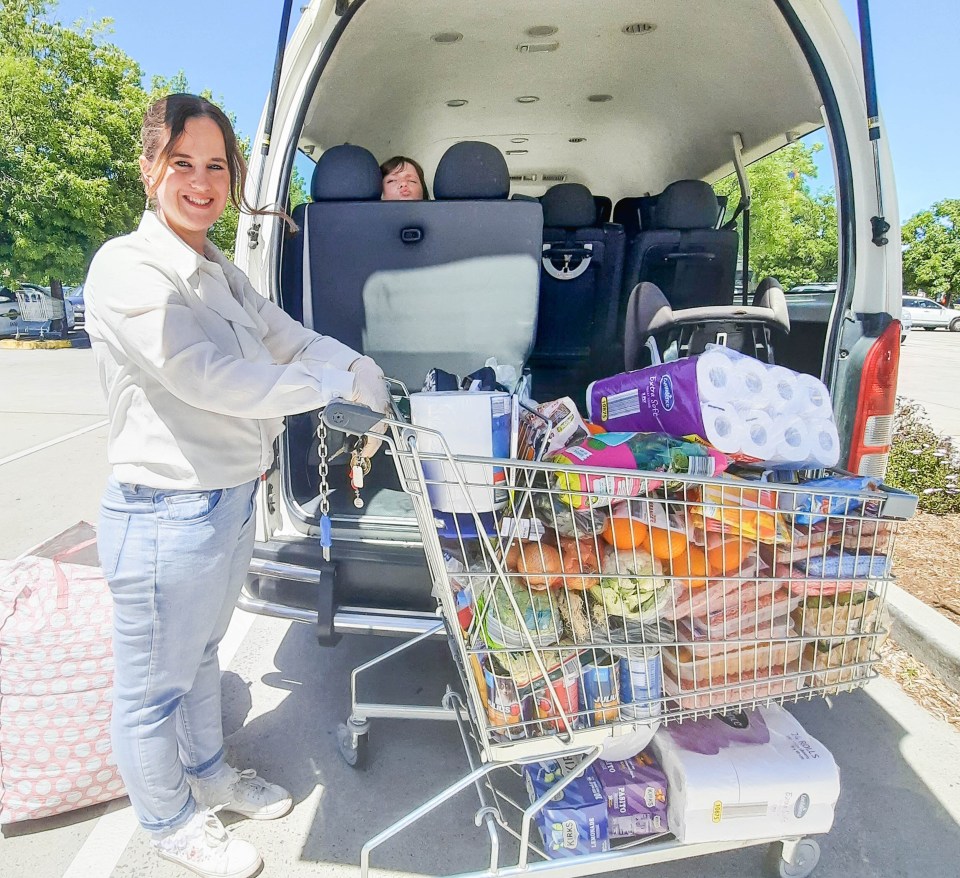 The mum travels over 29 miles to get her food shopping and always checks the reduced items to find bargains