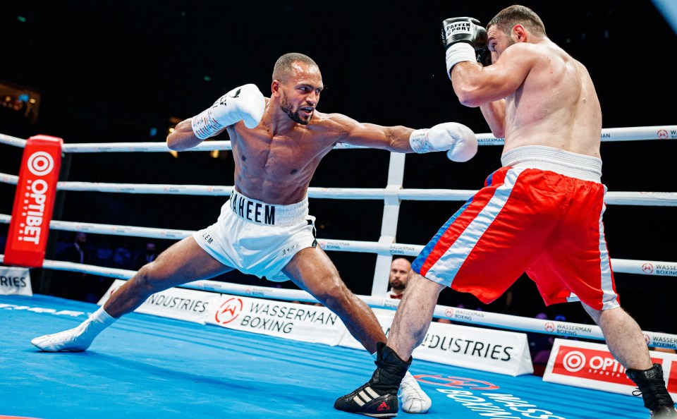 Harlem Eubank has the name of nephew and godson Raheem on his shorts