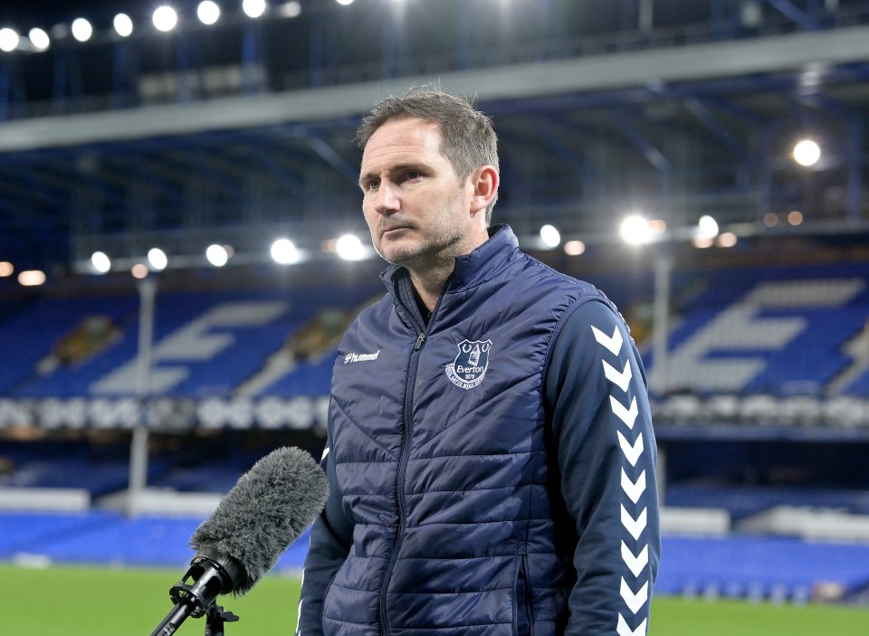 Lampard manages Prem strugglers Everton