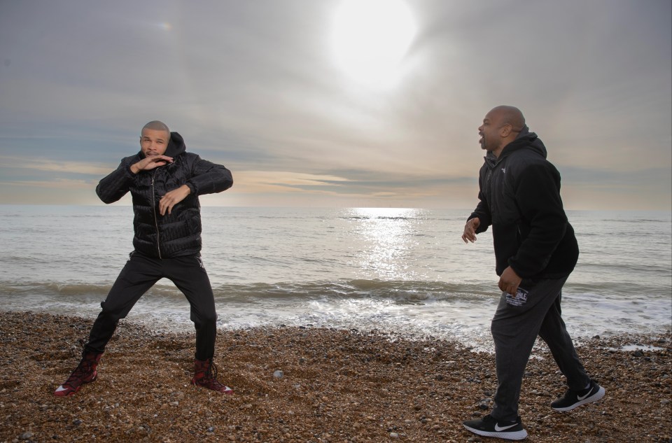 Eubank Jr and Jones Jr have been preparing at the Brit's Brighton gym