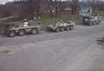 The tanks have become a symbol of the Russian invasion