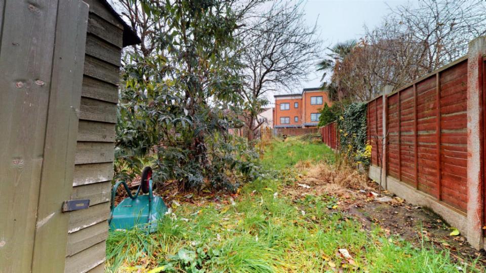 The outdoor garden is in need of a good clean up