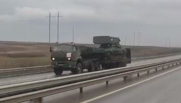 Russian troop movements in eastern Ukraine