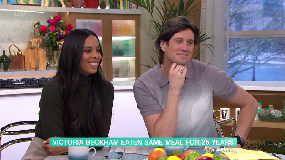 Rochelle and Vernon listened intently about Victoria's eating habits