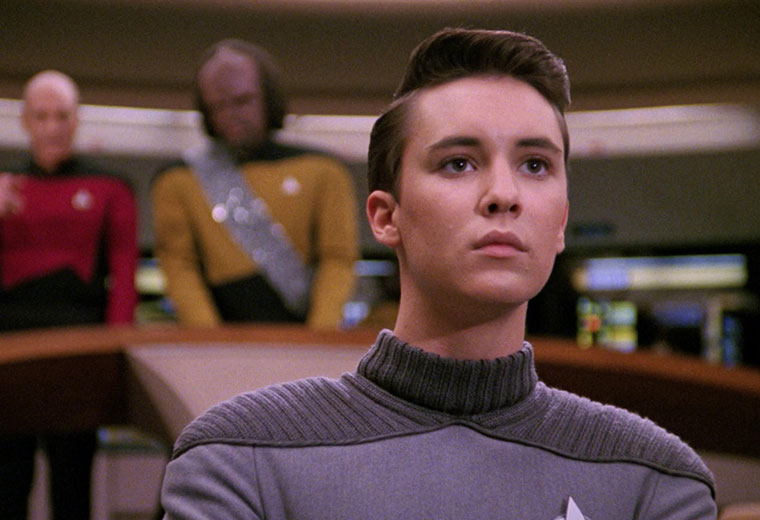 After Stand By Me, he landed his next big role as Wesley Crusher in Star Trek