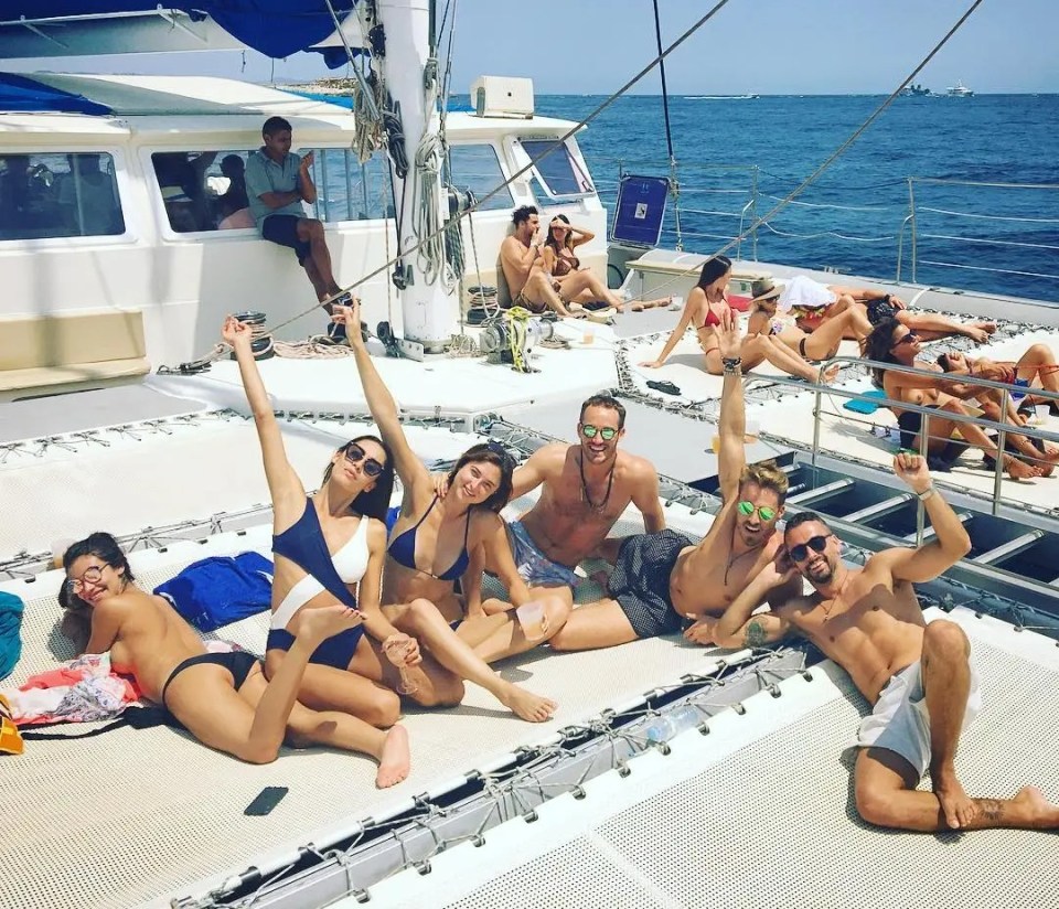 Jamie Reuben lives a glam life on board his family yacht